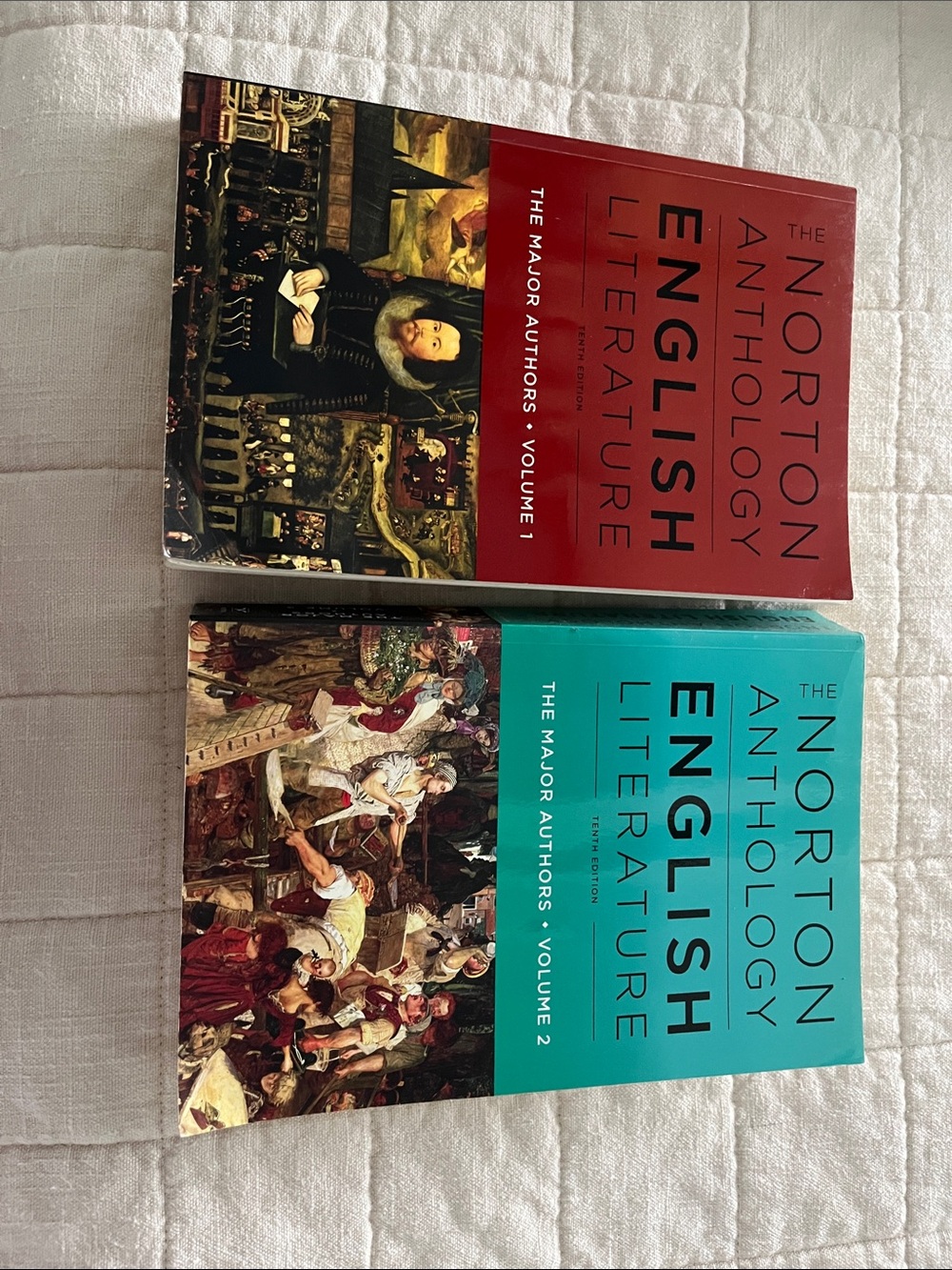 The Norton Anthology English Literature - Volumes 1 and 2 - 10th Edition
